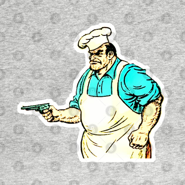 Cook armed with revolver by Marccelus